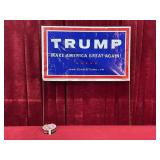 Trump 2016 Election Campaign Sign 26" x 16" to 30"