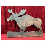 Metal Art Moose Silhouette - 26" x 20.5"