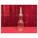 Vtg Huffman 1-Quart Oil Bottle