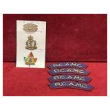 WWII GW Hanley Pin, Tag, Badge & Patches