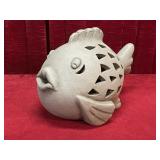 Clay Koi Light Shade - Candle Holder
