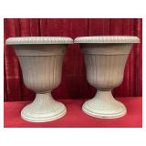 Pedestal 16"dia x 21.5" Pots