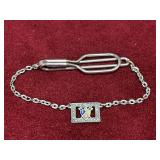 Sterling FCB Pendant Tie Bar - Marked
