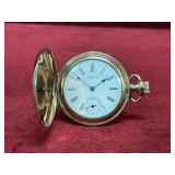 c.1899 Watham 14K GP Ladies Pocket Watch - Note