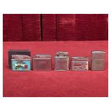 5 Vtg Lighters