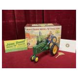 John Deere 8.25" Model-B Wind-Up Tin Tractor
