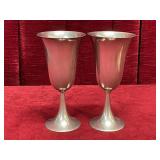 Daalderop  Pewter Goblets