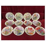 1977-78 Flowers Of The Year Plate Collection -Note