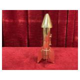 1957 Astro Mfg Mechanical Rocket Bank - Works