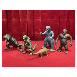 5 Plastic Toy Figures