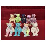 9 1999-2002 Birthday Beanie Baby