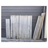 29pcs Used 5.25" Fence Boards - See 2 Photos -Note