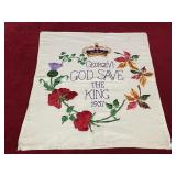 King George VI 1937 Throw Pillow Case