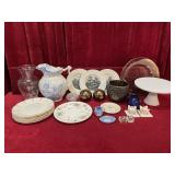 Plates, Pitcher, Vases & More