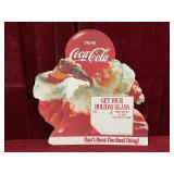 1989 Coca-Cola 2-Sided Store Display - Note