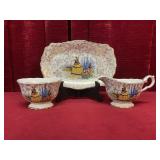 1940s Crinoline Lady Old Foley James Kent Ltd Set