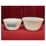 Federal Glass 7" & 8" Mixing Bowls - Note