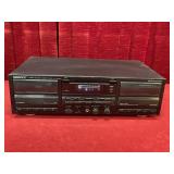 Kenwood KX-W6040 Double Stereo Cassette Deck -Note