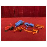 Vtg 6pc Farm Toys