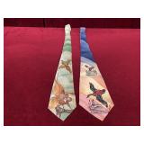 Park Lane Pheasant & Abbey Hand Painted Ties