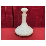 Late 1800s Bristol Glass Ship Decanter - Note