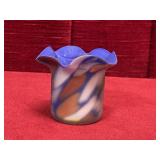 Hand Blown Art Glass Toothpick Holder