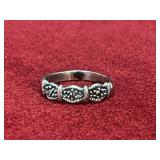 Ladies 925 Silver Ring - Marked