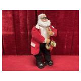 15" Musical Santa Figure - Works - Note