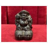 Japanese God Of Farmers Metal Coin Bank - Note
