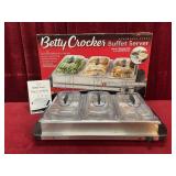 3 2.5qt Tray Buffet Server - As New