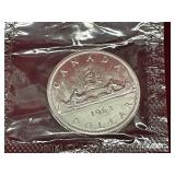 1963 Canada Silver $1 Coin