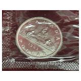 1963 Canada Silver $1 Coin