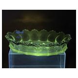 Gold Overlay Manganese Glass Bowl - Note