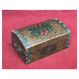 Stamped Leather Cigarette - Cigar Box