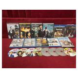 11 DVD Movies & 8 90210 Discs