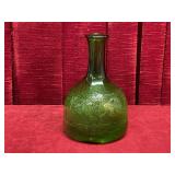 Whitehouse Green Cameo Ballerina Vinegar Bottle
