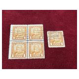 1930 Canada Stamp Block & Single