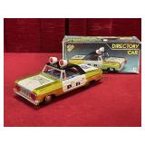 MF 218 6.25" Police Directory Car - Friction Motor