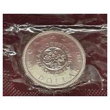 1964 Canada Silver $1 Coin