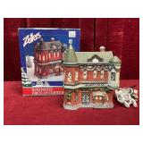 Christmas Village Porcelain Belmont Police Station