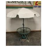 42" Patio Table w/ 78" Umbrella w/ Stand