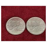 2 1982 Canada $1 Coins