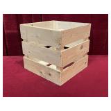 12.75" x 12.75" x 12" Wood Crate