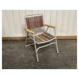 Cedar & Aluminum Folding Chair - 23"w x 31"