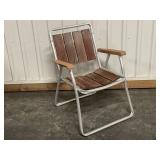Cedar & Aluminum Folding Chair - 23"w x 31"
