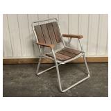 Cedar & Aluminum Folding Chair - 23"w x 31"