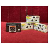 Kodak X-15F & 3 Single Use 35mm Cameras