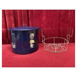 Canning Pot w/ Jar Rack 13"dia x 10