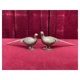 12" & 13" Brass Pheasants