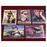 1 1995 & 4 1996 NASCAR Auto Cards